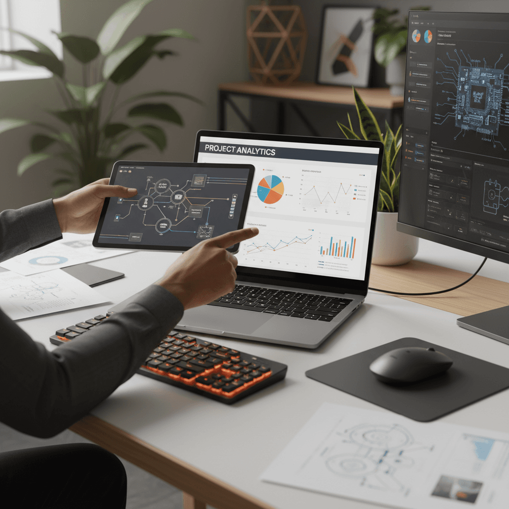 Technical mentor guiding junior engineer through code review